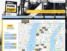 Tablet Screenshot of parkfast.com